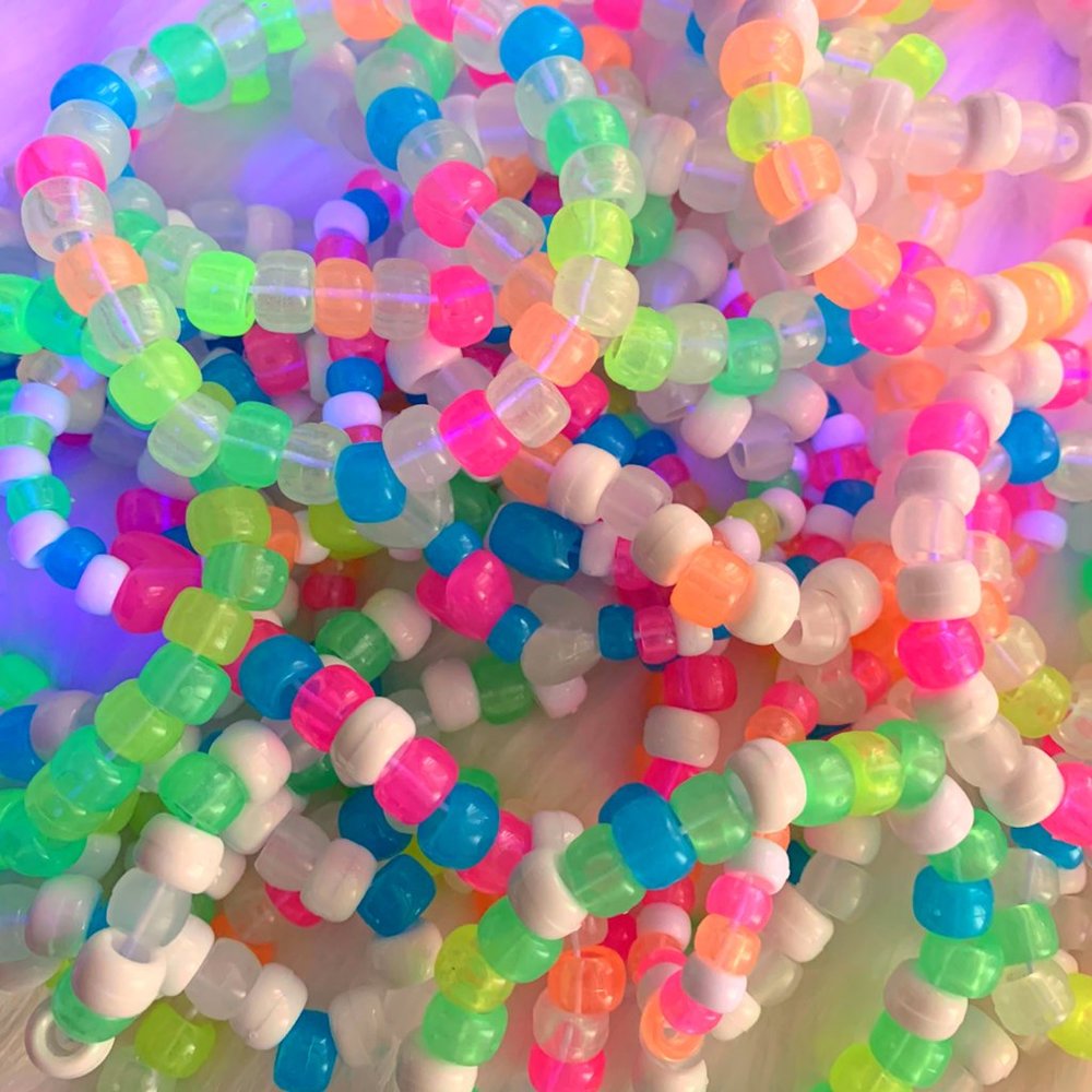 Five Random Rave Kandi Bracelets